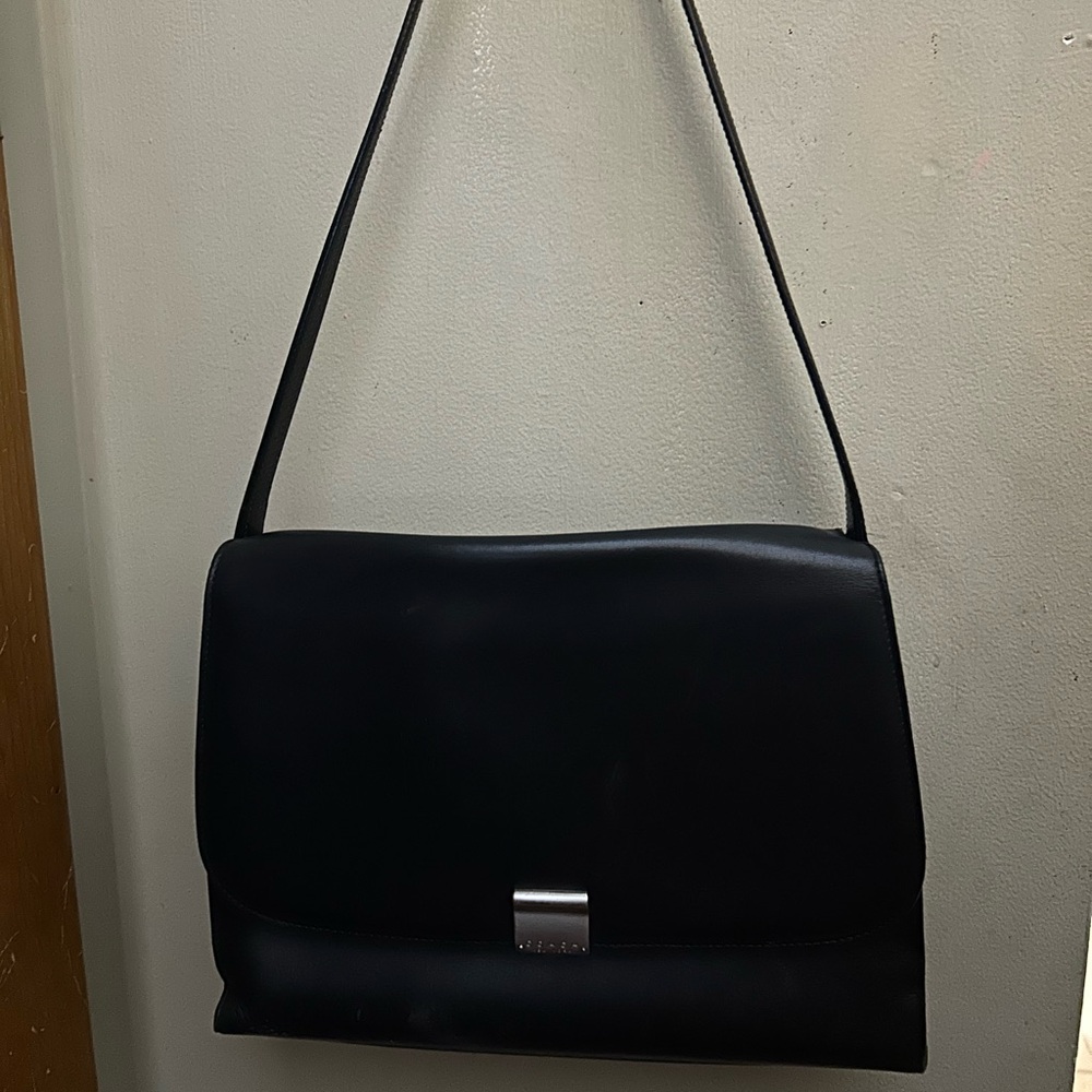 Coach Bridle Satchel Style J8E-6702 in Black Calf & Pig Skin, Made in ITALY.